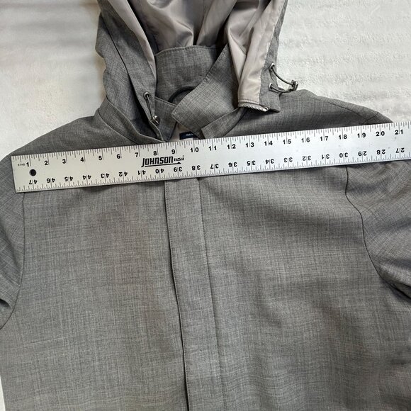 Peter Millar Collection Mens Mirabeau Water-Repellant Wool Field Jacket XL Gray - Picture 8 of 10